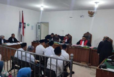 6 Terdakwa Dugaan Korupsi Proyek Jalan Ratu Seriun Pagar Alam Dituntut 2,5 Tahun
