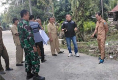 Anggota DPRD Lahat Lion Faizal Cek Akses Jalan Lingkar Desa Keban Agung