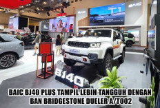 Makin Gagah di GIIAS 2026! BAIC BJ40 Plus Pakai Ban Bridgestone Dueler A/T002, Siap Libas Segala Medan