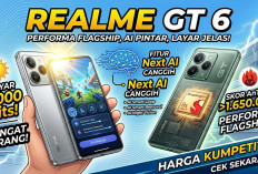 Performa Buas Harga Kompetitif: Spesifikasi Gahar Realme GT 6 Lengkap dengan Kamera Sony 50 MP & Fitur Next AI