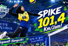 Megawati Hangestri Pamer Spike 101,4 Km/Jam, Secepat Mobil Melaju di Jalan Tol!