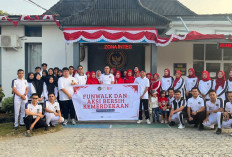 Rutan Baturaja Gelar Funwalk Penuh Keakraban Bersama Pegawai, DWP, hingga Peserta Magang
