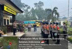 Perkuat Pengamanan Wilayah, 12 Personel BKO Brimob Bergabung di Polsek Sanga Desa