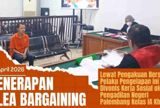 Mengaku Bersalah, Pelaku Pengelapan Divonis Kerja Sosial oleh Hakim PN Palembang