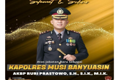 Kembali Jabatan Kapolres Muba Dijabat dari Kapolres Banyuasin, AKBP Ruri Prastowo Gantikan AKBP God P Sinaga