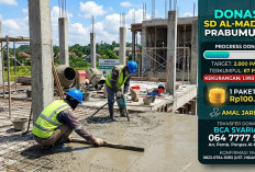 GEMPAR! SD Al-Madina Prabumulih Panggil Pahlawan Kebaikan, Kurang 1.993 Paket Pengecoran Lagi!
