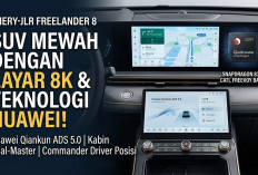Kabin Bertabur Kristal dan Layar 8K! Intip Interior Perdana Freelander 8 Hasil Kolaborasi Chery dan JLR