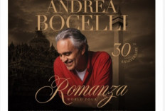Satu-Satunya di Asia! Andrea Bocelli Gelar Konser 30 Tahun Romanza di Borobudur dan Jakarta