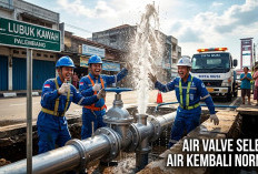 DRAMATIS! Pasukan Tirta Musi Palembang Taklukkan Tragedi Air Valve Lubuk Kawah, Air Muncrat Normal Lagi!