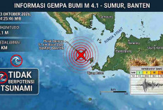 Gempa Magnitudo 4,1 Guncang Banten Pagi Ini, Cek Titik Episentrum dan Kedalamannya