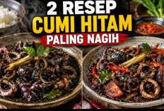 Nasi Sebakul Auto Habis! Cobain 2 Resep Olahan Cumi Tinta Hitam yang Gurih, Pekat, dan Gak Bau Amis