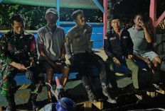 Babinsa Koramil 405-05 Pendopo Patroli Keliling Poskamling Antisipasi Kerawanan Jalinsum