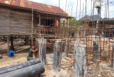 Kodim 0402/OKI Percepat Pembangunan Jembatan Gantung Sungai Dabuk