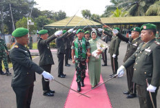 Resmi Pimpin Kodim 0405/Lahat, Letkol Inf David Jihandika Disambut Pedang Pora, Ini Target Besarnya