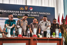 Selamatkan Ribuan Jiwa Generasi Muda, Polres Musi Rawas Larutkan Narkoba Senilai Miliaran ke Cairan Pembersih