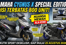 Tampil Beda! Yamaha Resmikan Cygnus X Special Edition Berbalut Nuansa YZF-R1M yang Sangat Terbatas