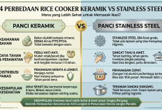 Mana yang Lebih Sehat? Kupas Tuntas 4 Perbedaan Utama Panci Rice Cooker Keramik vs Stainless Steel
