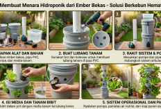Ubah Sampah Jadi Sumber Pangan: 5 Cara Mudah Bikin Menara Hidroponik dari Ember Bekas di Lahan Sempit