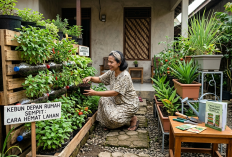 Lahan 2x2 Meter Mampat Bikin Kagum! Ini Trik Sulap Depan Rumah Jadi Taman Vertikal Asri dan Mewah