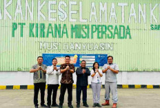 Kawal Hak 33 Pekerja Terdampak PHK, Kadisnakertrans Muba Kunjungi PT Kirana Musi Persada