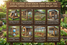 8 Ide Kandang Ayam dengan Tempat Minum Tidak Gampang Tumpah, Solusi Kandang Bersih dan Anti Bau