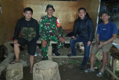 Warga Pagaralam Tenang Beribadah, Babinsa dan Komponen Masyarakat Kompak Jaga Siskamling Hingga Gang Sempit