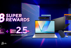 Banjir Promo 8.8 Super Rewards ASUS! Dapatkan Cashback Rp2,5 Juta hingga Gratis 4K USB Dock