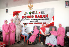Hari Bhayangkara ke-80, Polres OKI Gelar Bhakti Sosial Donor Darah