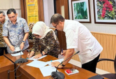 Targetkan Jadi Kiblat Kopi Nasional, Disbun Lahat Perpanjang PKS Strategis dengan Kementan RI