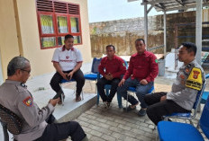Sambangi Warga Desa Terusan, Bhabinkamtibmas Polsek Sanga Desa Sampaikan 4 Pesan Ini