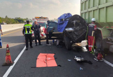 Update Kecelakaan Maut Tol Indralaya-Prabumulih: Pajero Hantam Truk dari Belakang, 3 Orang Tewas