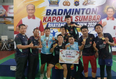 Bukan Cuma Garang Amankan Jalanan, Personel Skuad Polda Sumsel Sukses Sabet Juara 1 di Kapolda Sumbar Open 202
