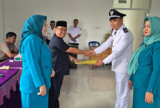 Nazaruddin Resmi Jadi Pj Kades Pandan Arang, Camat Kikim Selatan: Kelola Anggaran Sesuai Aturan