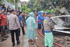 Si Jago Merah Mengamuk di Indralaya Selatan, 1 Rumah Panggung Milik Warga Meranjat Ludes