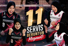 Flashback! Megawati Hangestri Pernah Teror Hyundai Hillstate dengan 11 Servis Beruntun