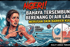 Ngeri! Ini Dampak Buruk dan Bahaya Tersembunyi Berenang di Air Laut yang Bisa Merusak Skin Barrier Kulit