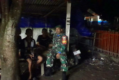 Sambut Ramadan, Babinsa Kikim dan Warga Aktifkan Kembali Ronda Malam