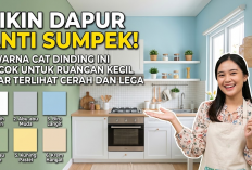 Bikin Dapur Anti Sumpek! 6 Warna Cat Dinding Ini Cocok untuk Ruangan Kecil agar Terlihat Cerah dan Lega