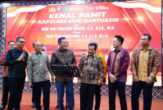 Bupati Muba Didampingi Pimpinan Forkopimda Lepas dan Sambut Kapolres Baru