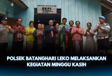 Polsek Batanghari Leko Sambangi Jemaat GKPI Bukit Selabu, Ajak Warga Jaga Keamanan Lingkungan