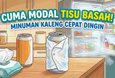Cuma Modal Tisu Basah! Trik Bikin Minuman Kaleng Cepat Dingin  