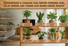 Penyerap Energi Negatif dan Pembawa Hoki: 8 Jenis Tanaman Hias Indoor yang Wajib Ada di Dalam Rumah
