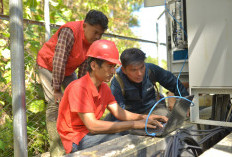 Jaga Konektivitas Warga Huntara, Telkomsel Pastikan Jaringan Internet Tetap Stabil