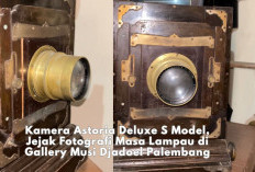 Kamera Astoria Deluxe S Model, Jejak Fotografi Masa Lampau di Gallery Musi Djadoel Palembang