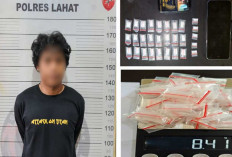 Simpan 29 Paket Sabu dalam Kotak Rokok, Pengedar Narkoba di Lahat Terancam Hukuman Berat