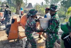 Keren! Kodim 0714/Salatiga Gelar OMSP di Desa Cukil, Bangun Jalan Hingga Rehab Belasan Rumah Warga